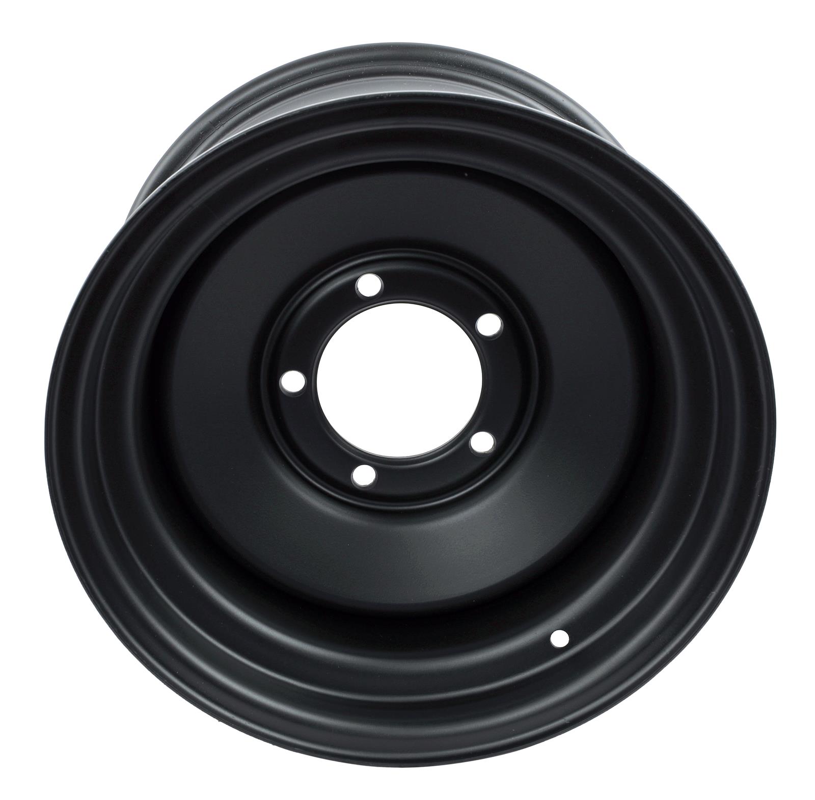 U.S. Wheel 68-5855 U.S. Wheel 68 Series Rat Rod Matte Black Wheels ...