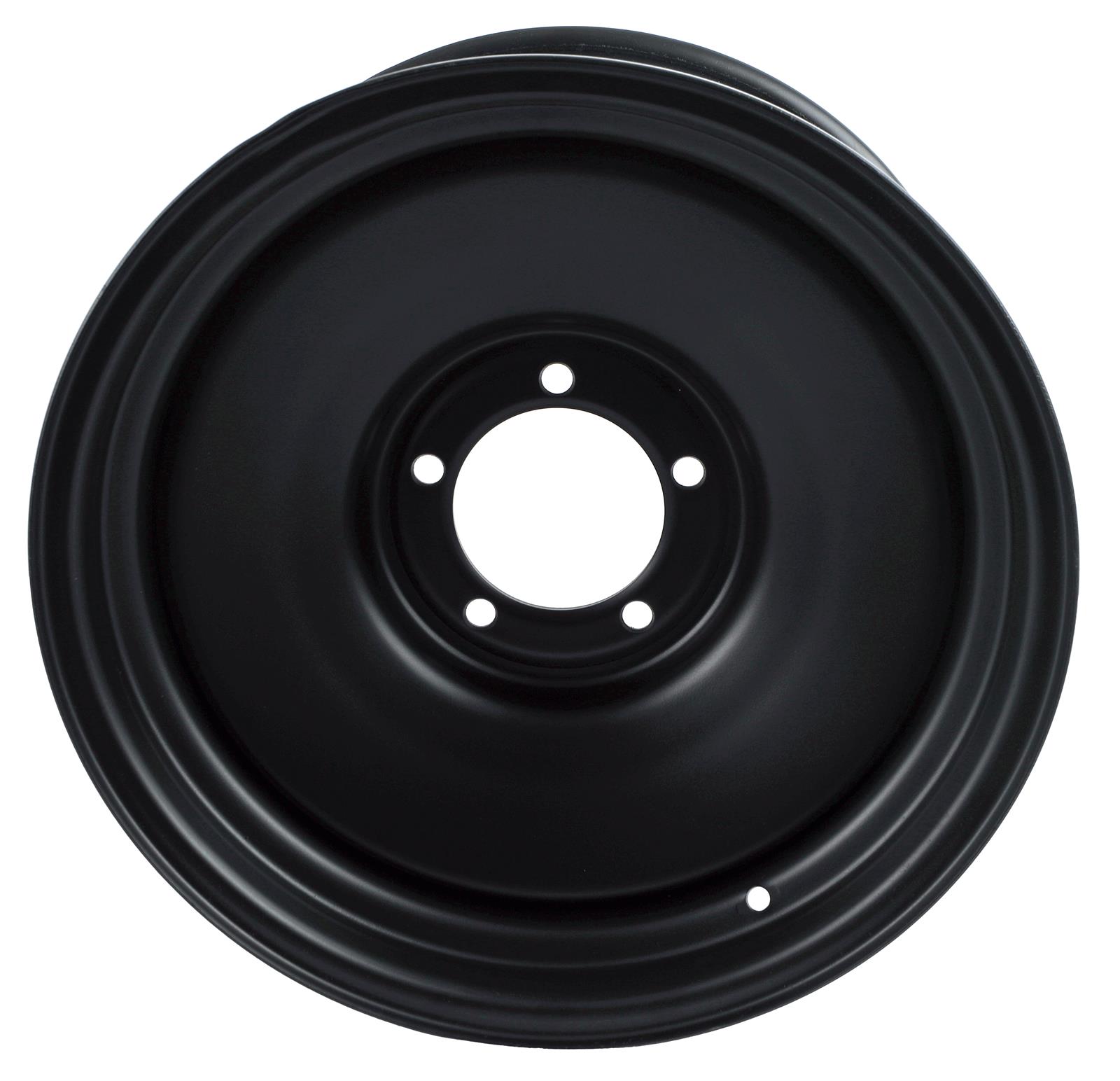 U.S. Wheel 68-8955 U.S. Wheel 68 Series Rat Rod Matte Black Wheels
