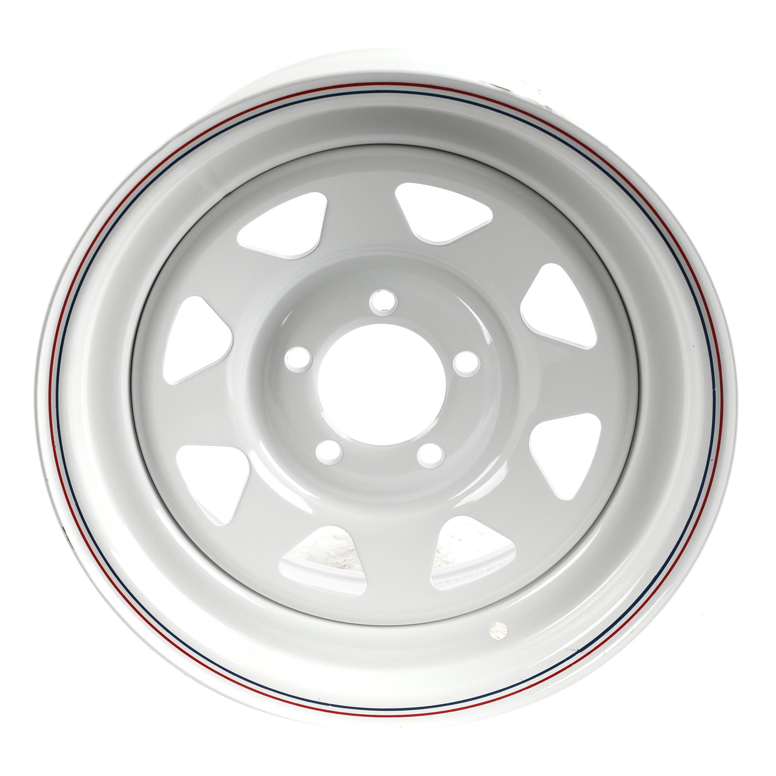 U.S. Wheel 70-5712P U.S. Wheel 70 Series White 8-Spoke Wheels