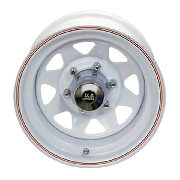 U.S. Wheel 70-4760 U.S. Wheel 70 Series White 8-Spoke Wheels