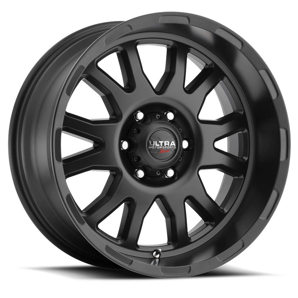 ULTRA 108SB X108 XTREME Black Wheel Satin Clear Coat (0 x 12. inches /8 x 180 mm, -44 mm Offset)