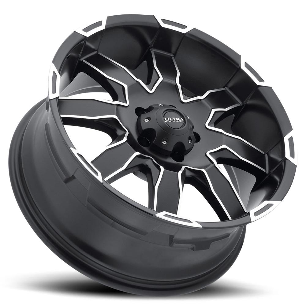 Ultra Wheel 202 B Baron Matte Black Wheel with Painted (20 x 9