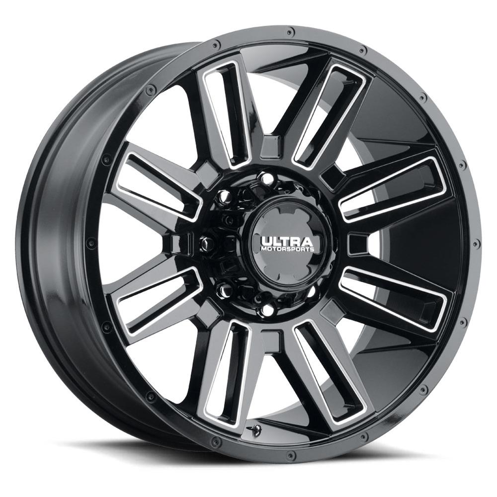 Ultra 236BM APOCALYPSE Black Wheel with Gloss (0 x 9. inches /8 x 165 mm, 12 mm Offset)