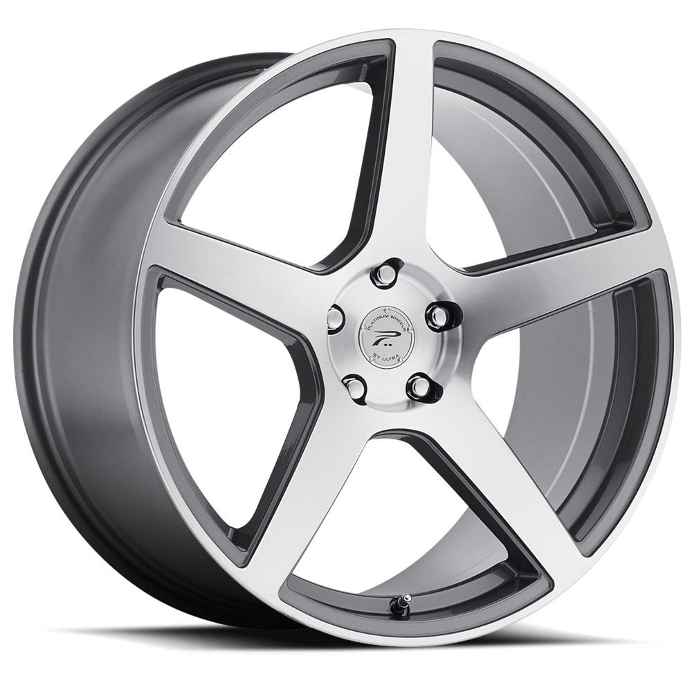 Ultra Wheel Company 4327780GN+35 Platinum Luxury 432 Elite Anthracite