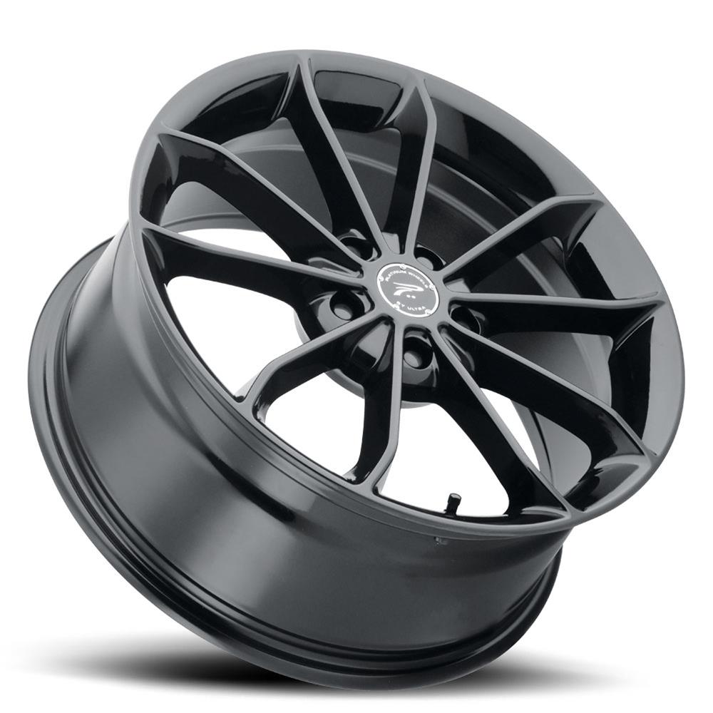 Ultra Wheel Company 457-8866BK+40 Ultra Wheel Platinum Luxury 457