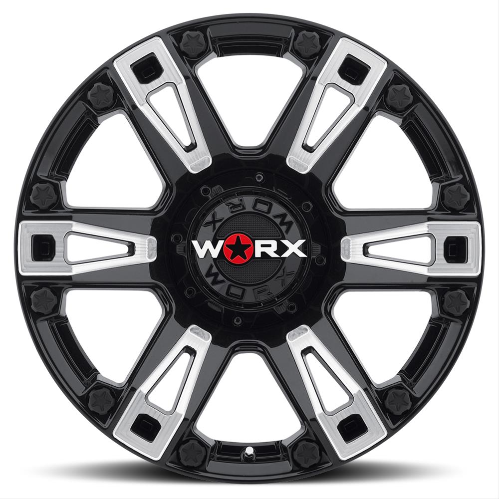 Ultra Wheel Company 803-7935BM+25 Worx 803 Beast Gloss Black with