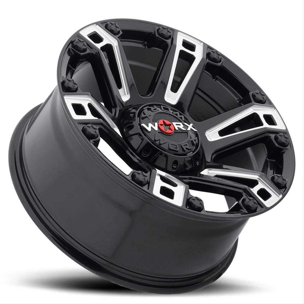 Ultra Wheel Company 803-7935BM+25 Worx 803 Beast Gloss Black with