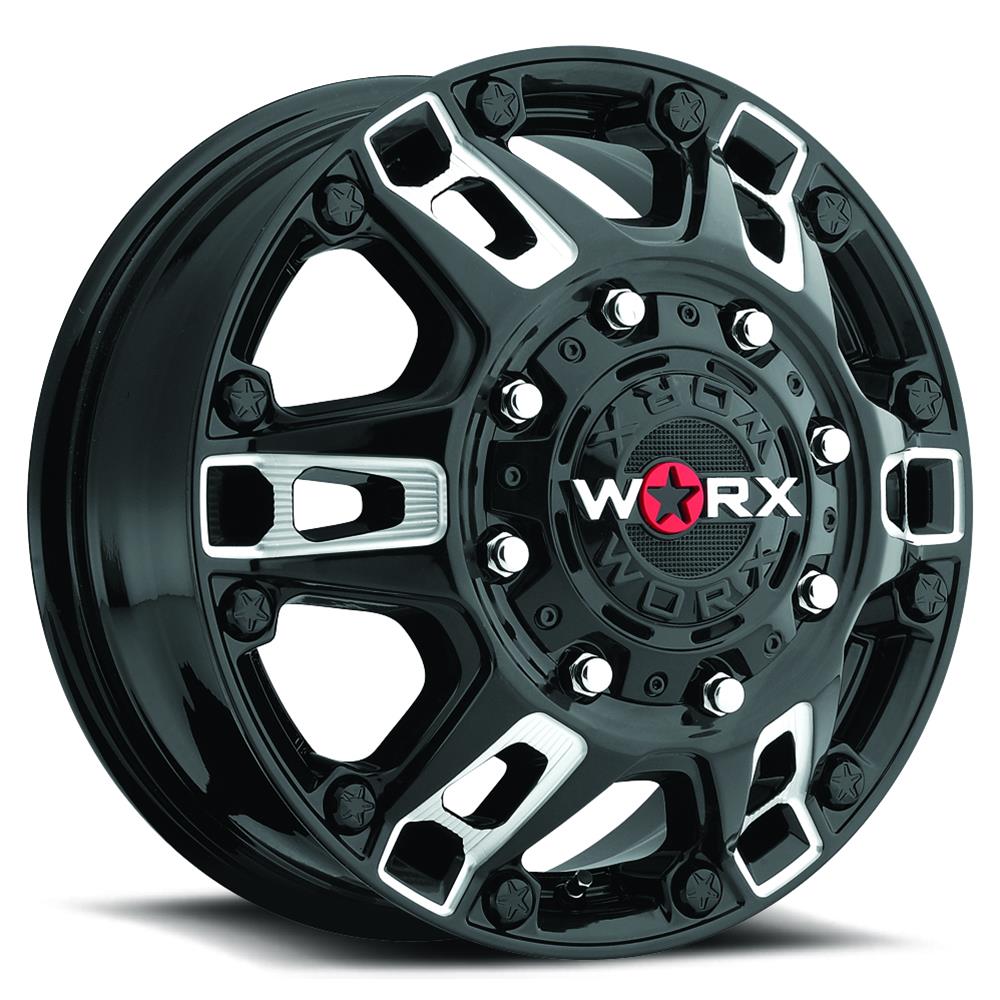 Ultra Wheel Company 803 8935BM 25 Worx 803 Beast Gloss Black