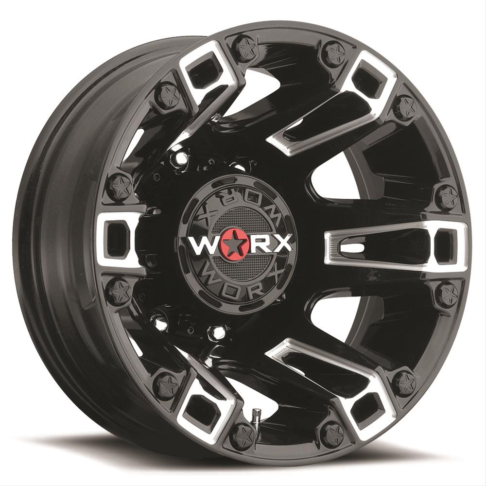 Ultra Wheel Company 803 7699RBM Worx 803 Beast Dually Gloss