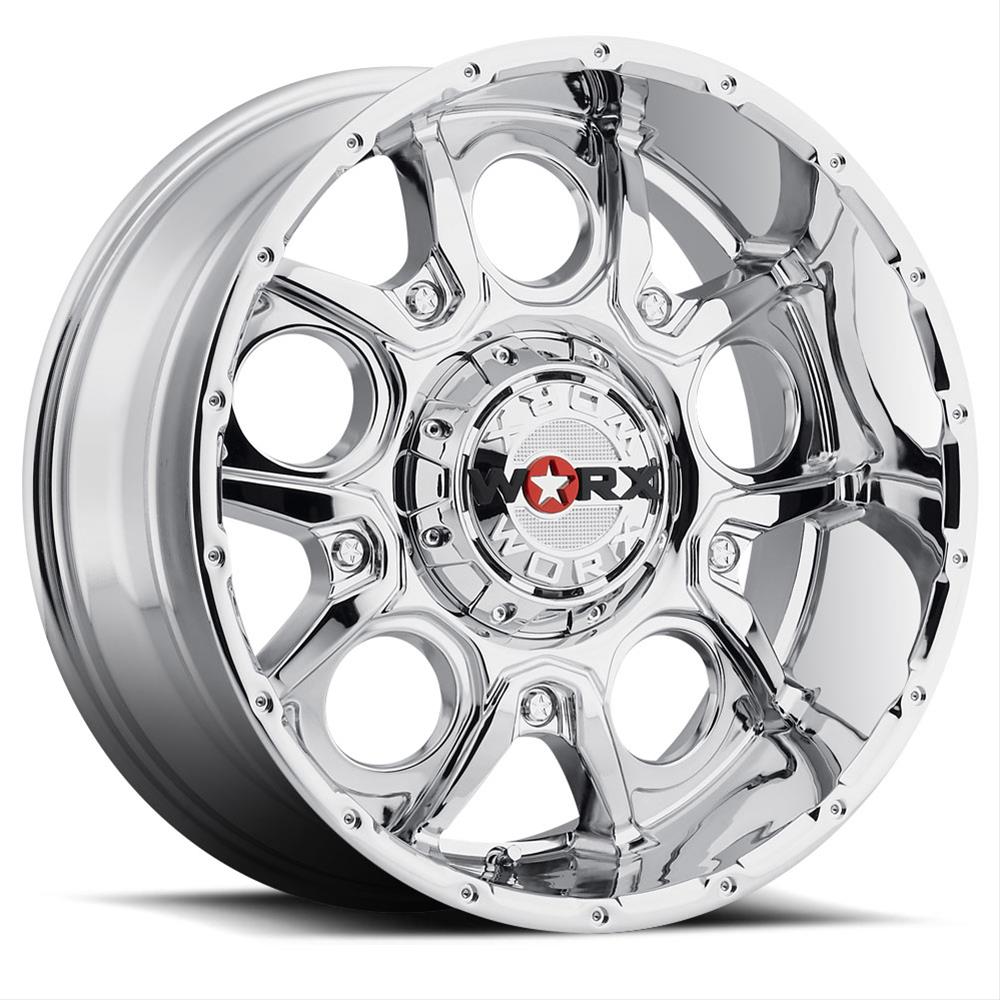 Ultra Wheel Company 809 7933C 12 Worx 809 Rebel Chrome