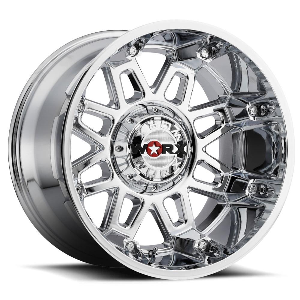 Ultra Wheel Company 811 8987C 12 Worx 811 Conquest Chrome Wheels