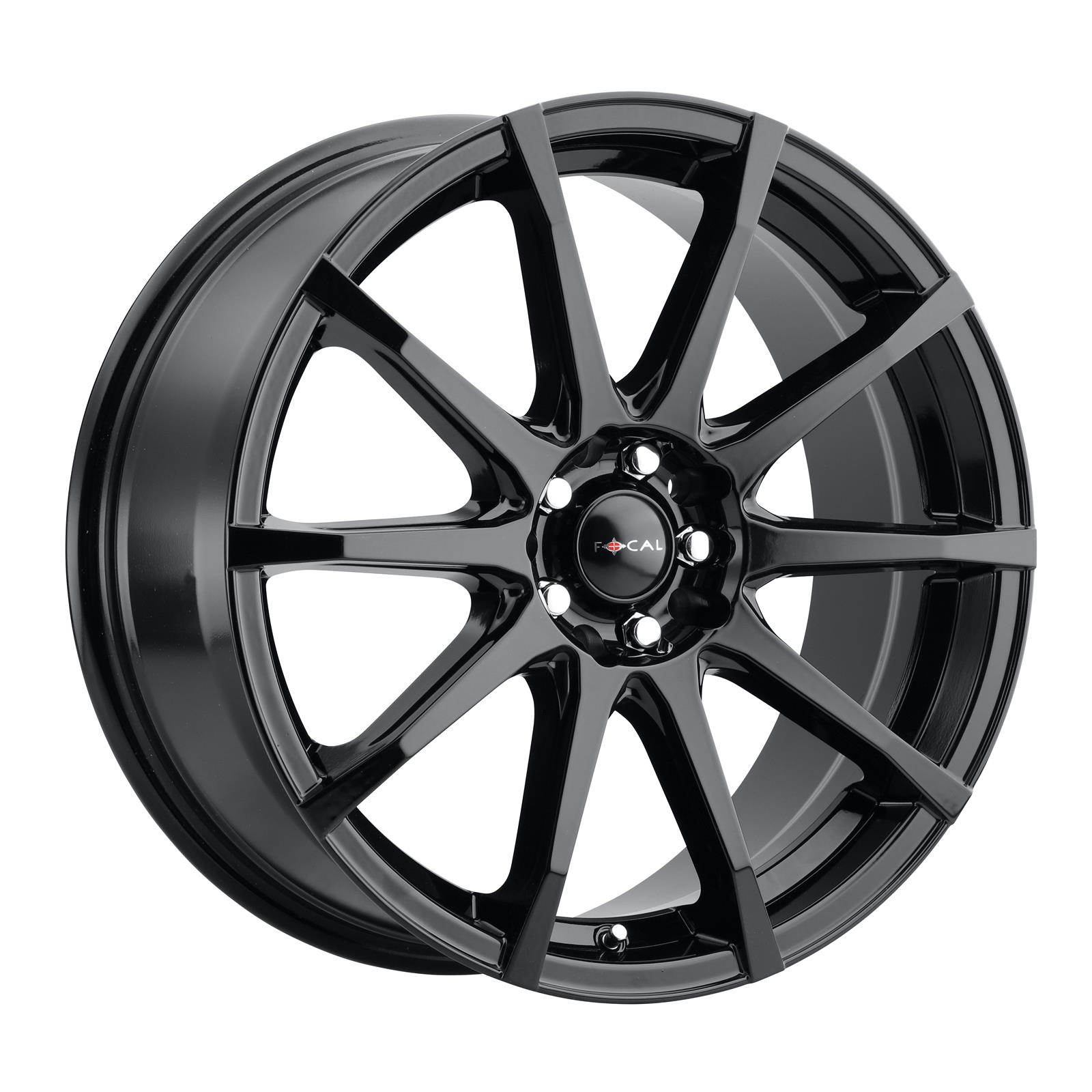 Ultra Wheel Company 453-8814BK+40 Focal 453 F-53 Gloss Black Wheels ...