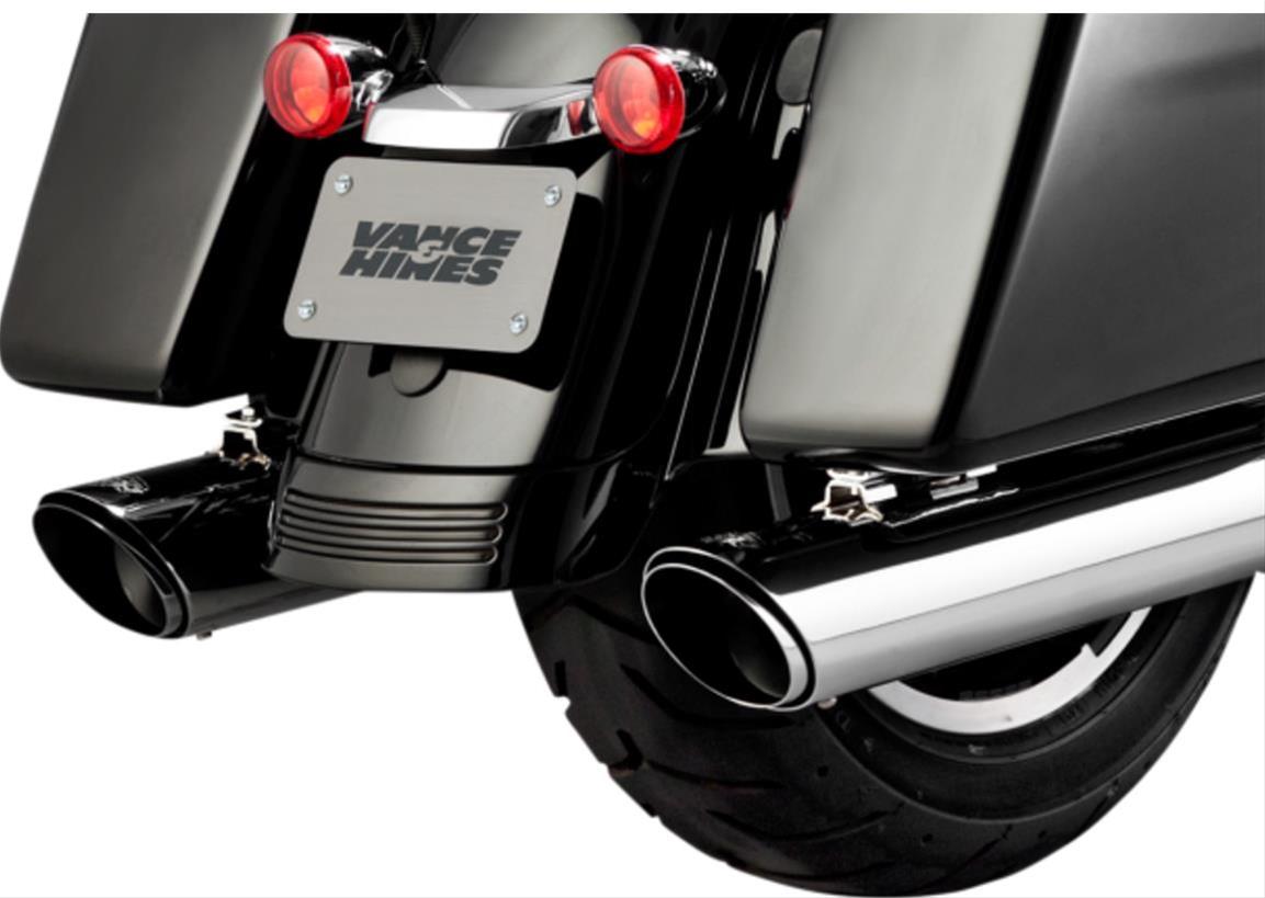 VANCE & HINES ステンレススチール マフラー 2本セット Vance & Hines 16672 Vance & Hines Twin Slash Slip-On Mufflers
