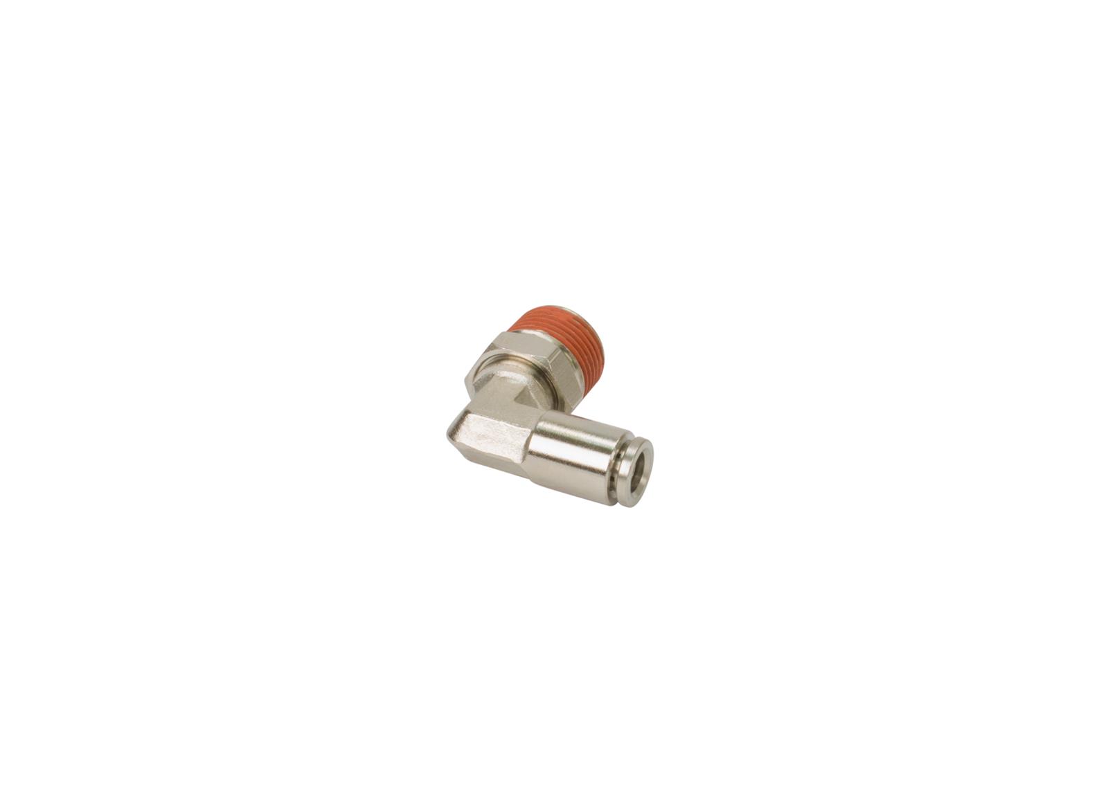 Vibrant One Touch Air Fitting 90 Degree 1//8/" NPT to 1//4/" Push Hose 2667