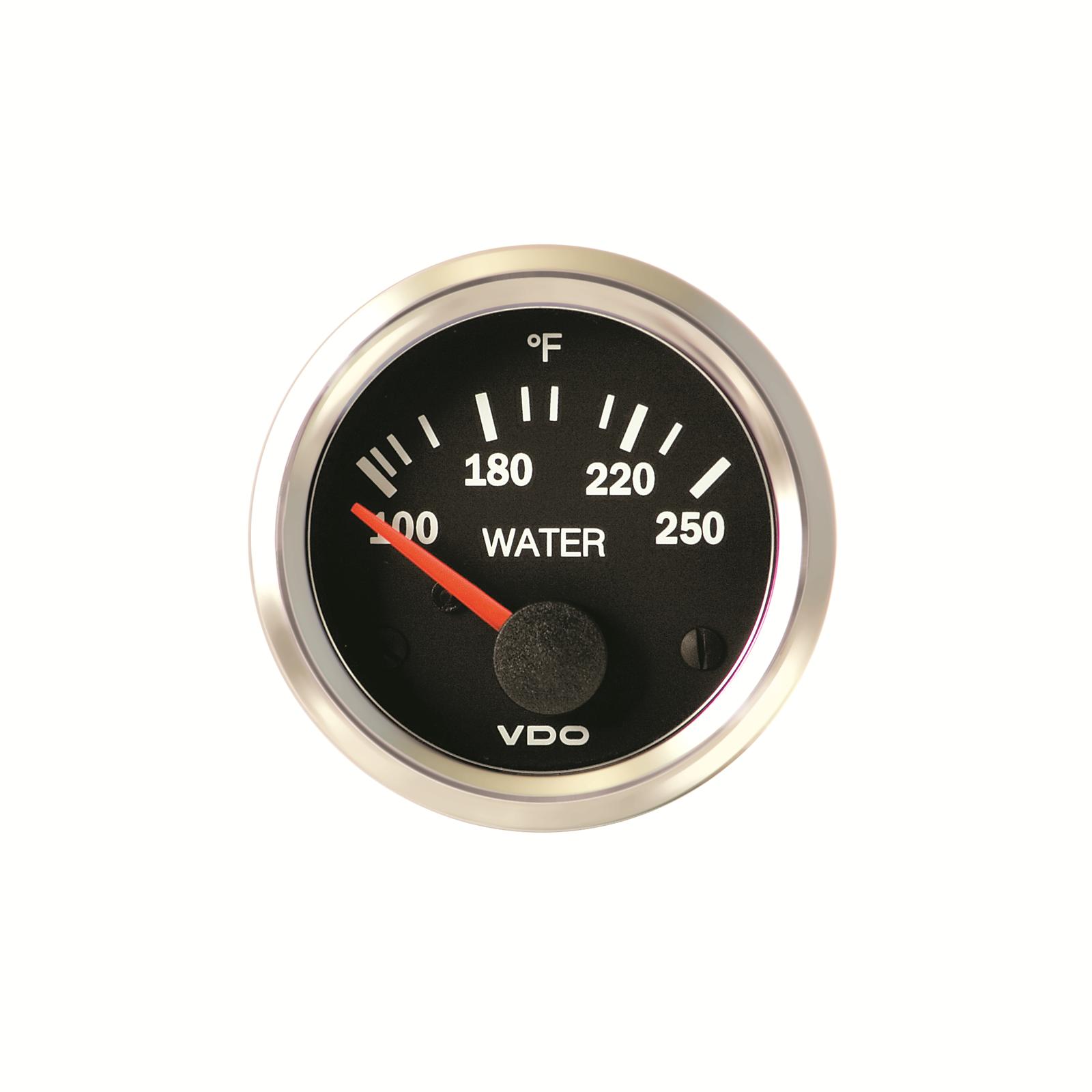 VDO Gauges 3101951 VDO Vision Series Analog Gauges Summit Racing