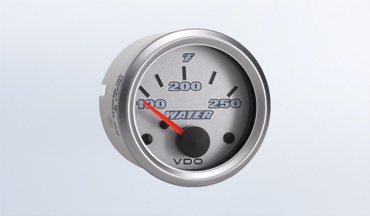 VDO Gauges 310900 VDO Vision Series Analog Gauges Summit Racing