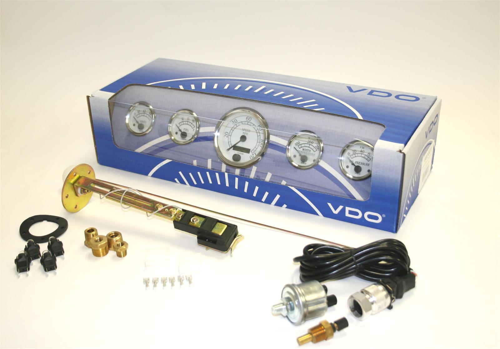 Vdo Gauges 600 9261 Vdo Cockpit Royale Series Analog Gauge Sets Summit Racing 5731