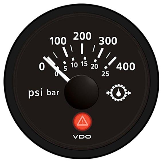 VDO Gauges A2C53417222S VDO Viewline Series Analog Gauges Summit Racing