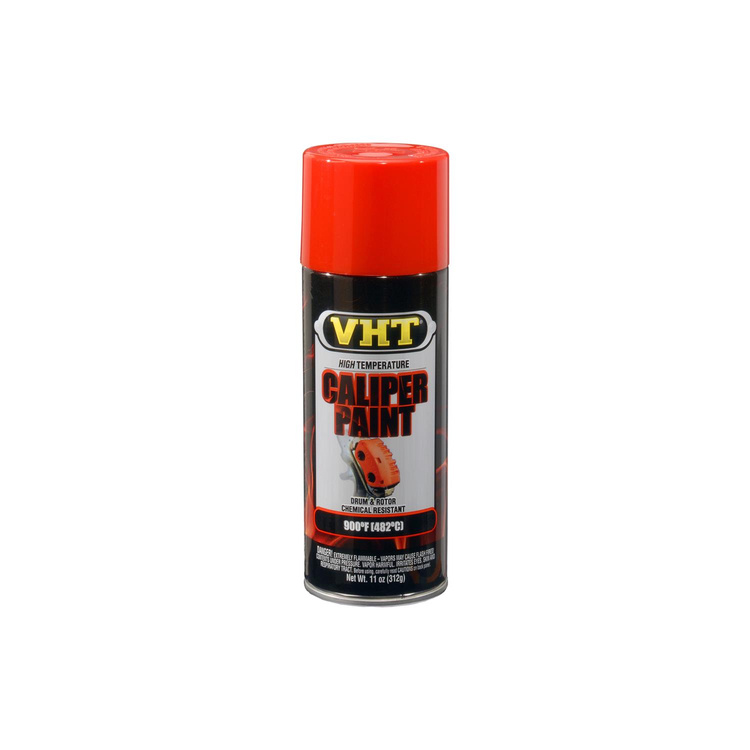 VHT Brake Caliper, Drum, and Rotor Paint 11 Oz. Gloss Orange SP733 Paint, Brake, High-Temperature, Gloss, Orange, oz., Aerosol Spray Can, Each