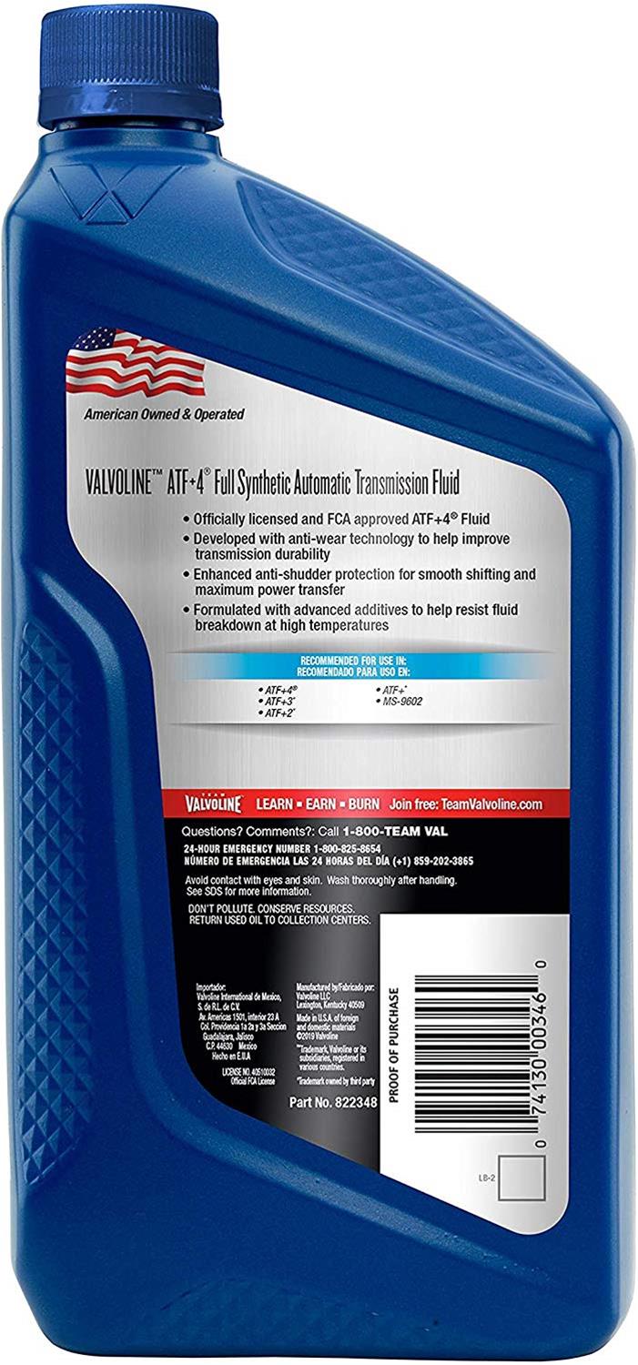 Valvoline 822348 Valvoline ATF +4 Transmission Fluid | Summit Racing