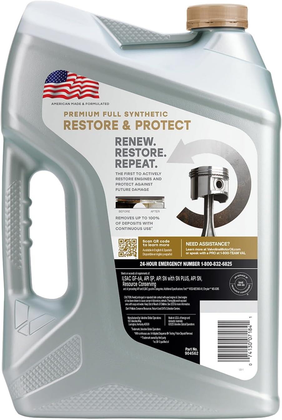 Valvoline 9045623 Valvoline Restore and Protect Full Synthetic Motor