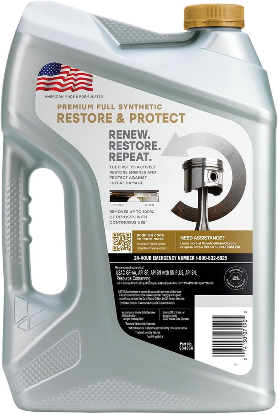 Valvoline 904566 Valvoline Restore and Protect Full Synthetic
