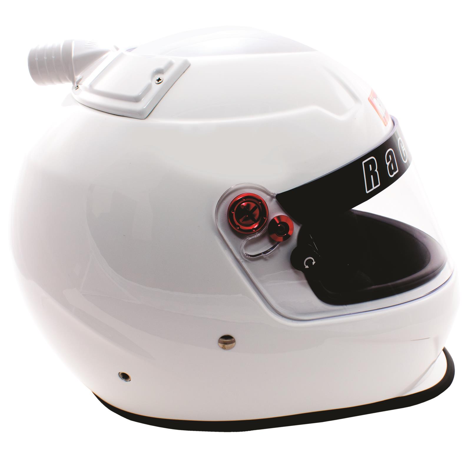 RaceQuip PRO20 Top Air Helmets 266115RQP Helmet, Air, Full, Gloss White, Snell SA2020, EPS Liner, No Graphic, Large, Each thumbnail 2