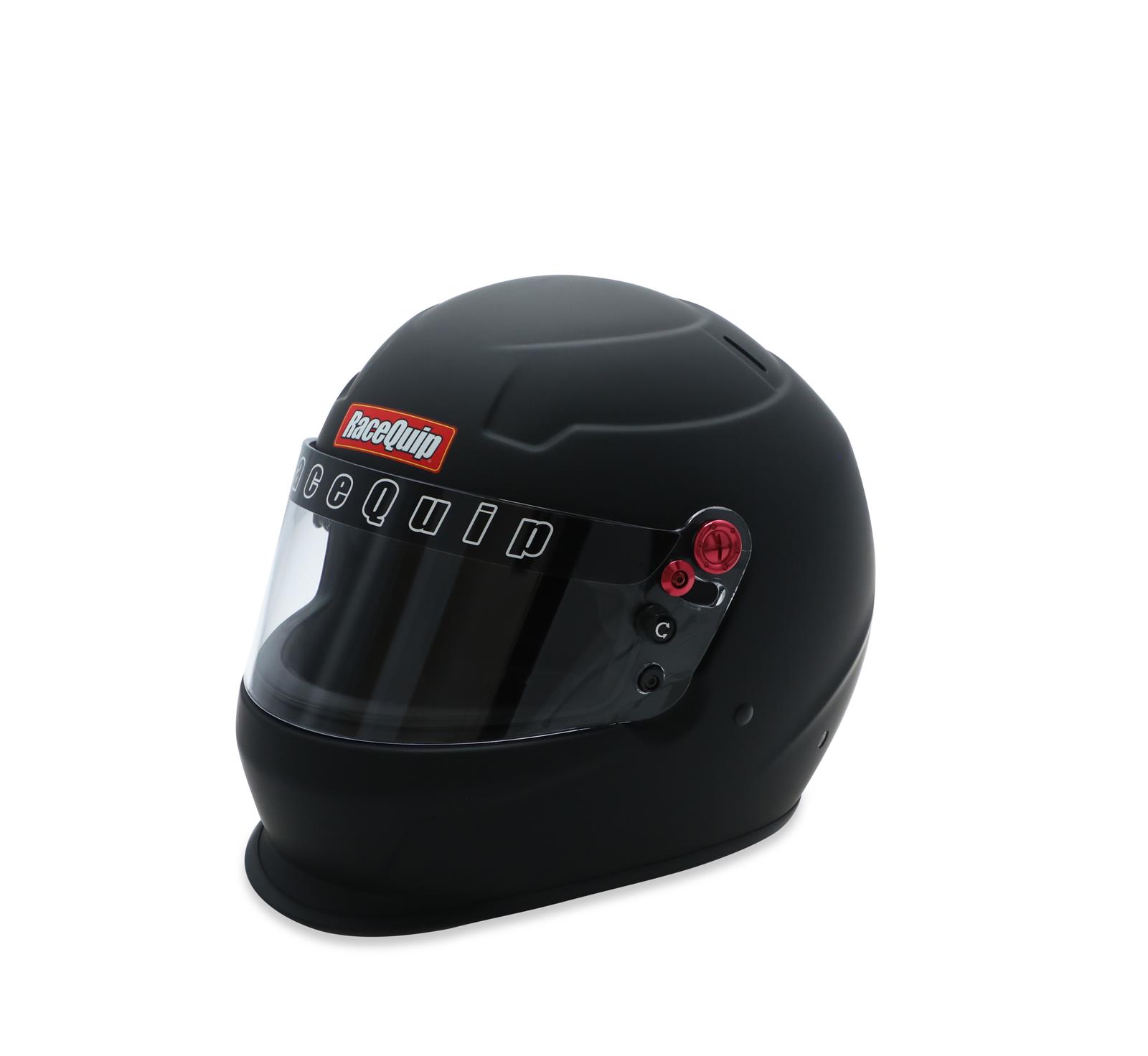 RaceQuip PRO25 Helmets 277992RQP Helmet, PRO25, Full Face, Matte Black, SA2025, EPS Liner, No Graphic, Small, Each