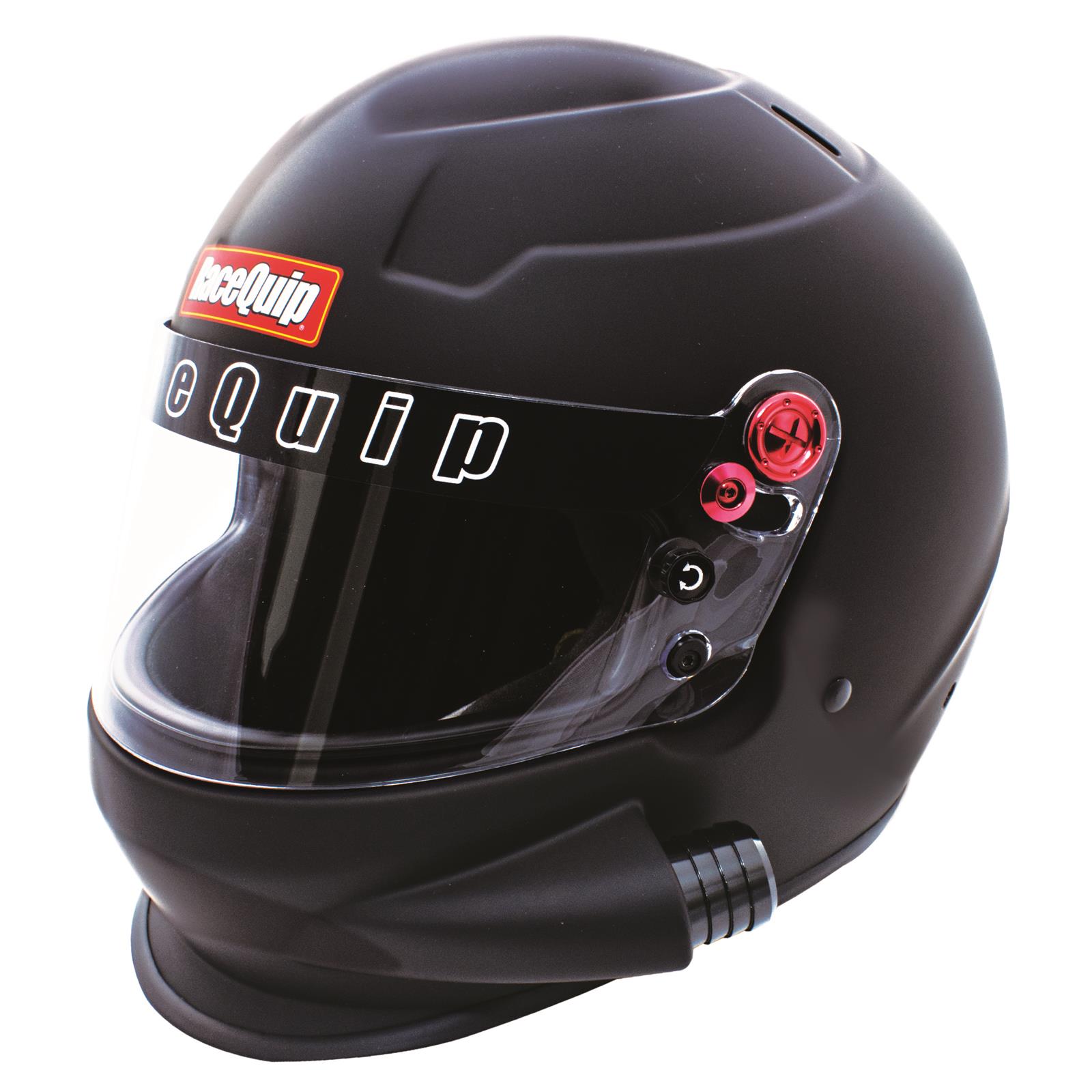 RaceQuip PRO20 Side Air Helmets 296993RQP Helmets, Air, Full, Matte Black, Snell SA2020, EPS Liner, No Graphic, Medium, Each