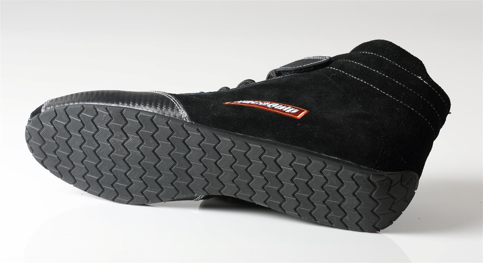 RaceQuip Euro Carbon-L Racing Shoes 30500200RQP Shoes, Mid-top Style, US Mens Shoe Size 20, Pyrovatex Liner, Black, SFI 3.3/5, Pair thumbnail 4