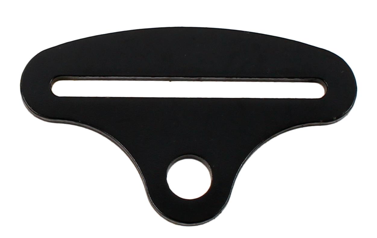 RaceQuip Harness Hardware Pieces 700920RQP Racing Components, Standard Reach Style, Bolt On End Seat Belt Mounting Hardware, Fits 3 in, Belts, Forged Steel, Black, Each