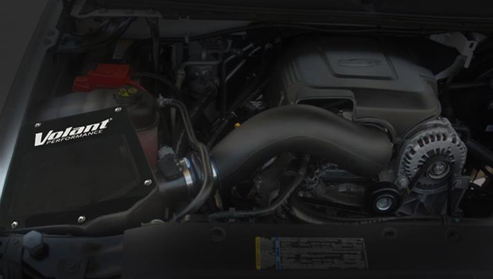 Volant DryTech Closed Box Air Intake Kits 15160D Kit, Box, Polyethylene Tube, Black, Synthetic Filter, Red, Chevy, GMC, Kit thumbnail 2