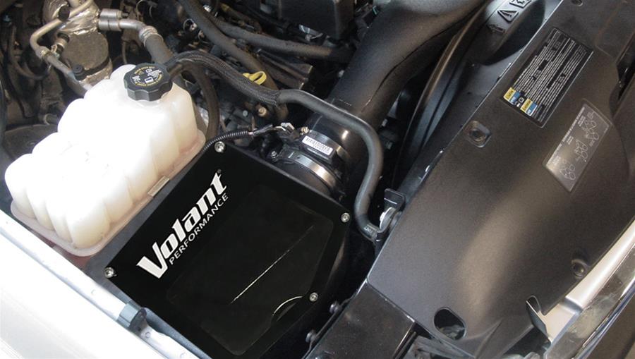 Volant DryTech Closed Box Air Intake Kits 15981D Kit, Box, Polyethylene Tube, Black, Synthetic Filter, Red, Chevy, GMC, Kit thumbnail 2
