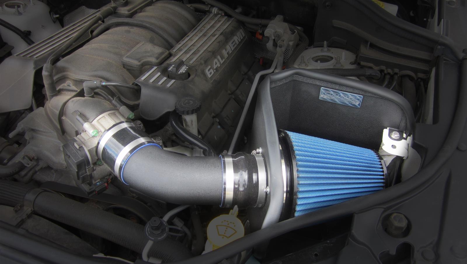 Volant APEX Series Intake Systems for 2012-2017 GRAND CHEROKEE - 316964 Air Kit, Series, Aluminum Tube, Black Wrinkle Finish, MaxFlow 5 Cotton Gauze Filter, Blue, Jeep, Kit thumbnail 2