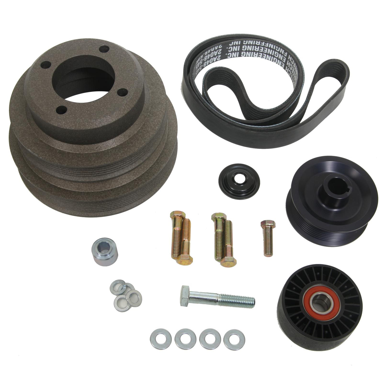 Vortech 8E018333 Vortech Power Pulley Packs Summit Racing