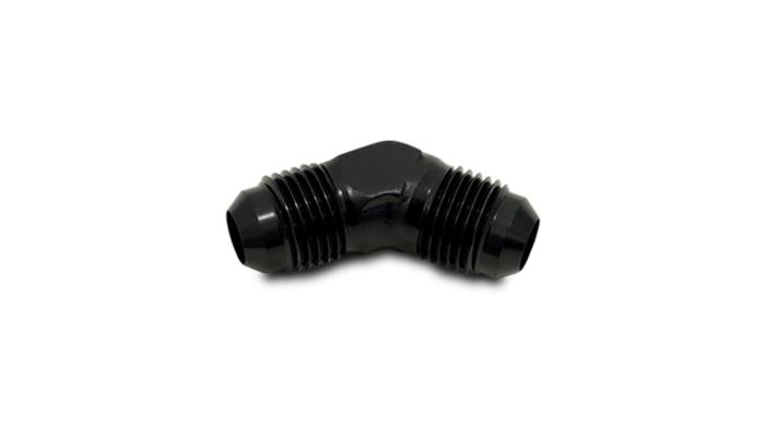 Vibrant Performance Union Fittings 10575 Fitting, Coupler, Union, AN to AN, 45 Degree, Aluminum, Black Anodized, -12 AN, -12 AN, Each thumbnail 2