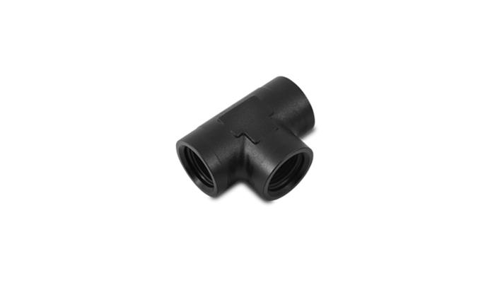 Vibrant -8AN 938 Female Tee Adapter - Aluminum thumbnail 2