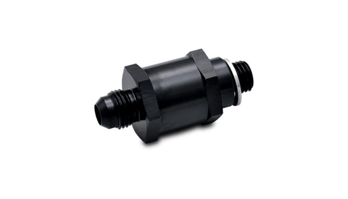 Vibrant Fuel Pump Check Valve -6AN Male Flare to 12mm x 1.5 Metric thumbnail 2