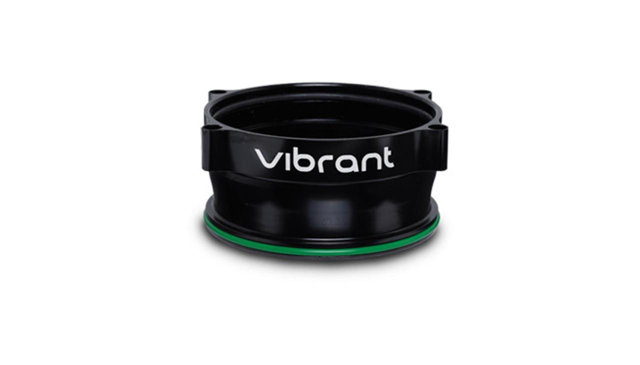 Vibrant Performance Throttle Body to HD Adapters 12473 Adapter, LS 92mm, 4 in. Clamp, Aluminum, Black Anodized, Each