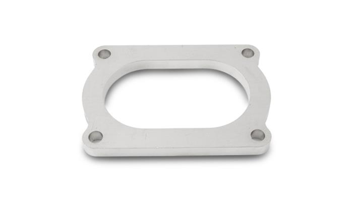 Vibrant T304 SS 4 Bolt Flange for 4in O.D. Oval tubing