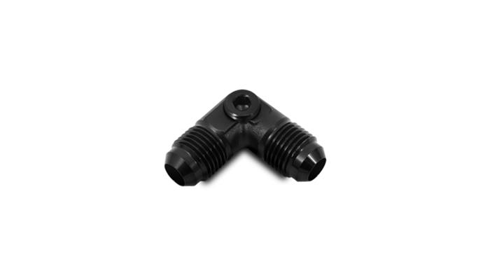 Vibrant -6AN to -6AN Male 90 Degree Union Adapter Fitting with 1/8in NPT Port thumbnail 2