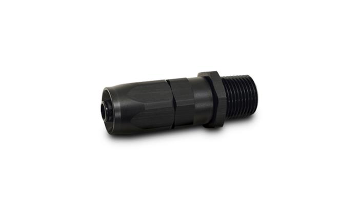 Vibrant -12AN Male NPT Straight Hose End Fitting - 1/2 NPT thumbnail 2