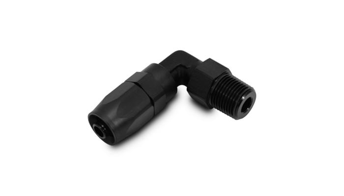 Vibrant Male NPT 90 Degree Hose End Fitting -12AN - 1/2 NPT thumbnail 2