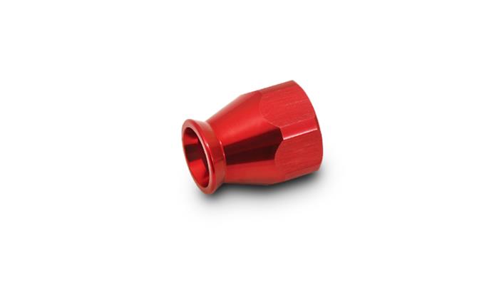 Vibrant -8AN Hose End Socket for PTFE Hose Ends - Red