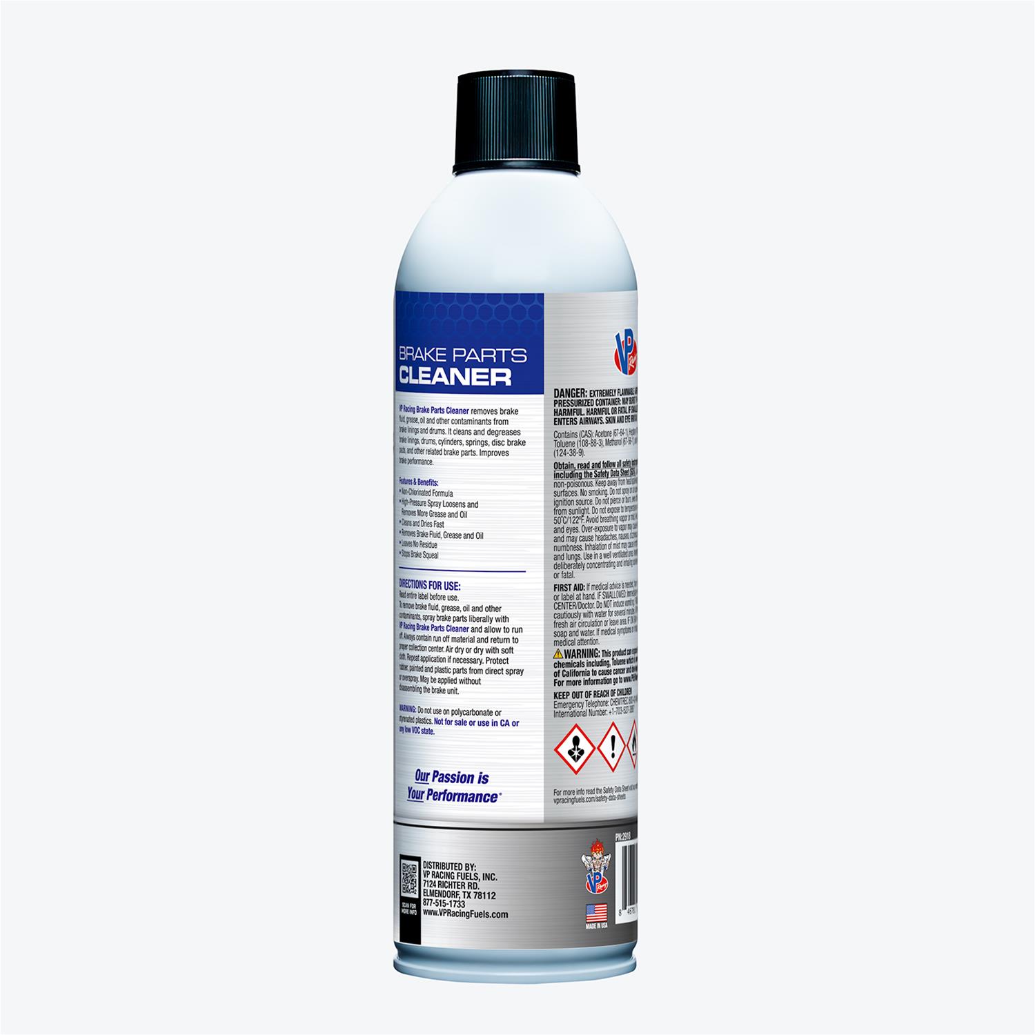 VP Racing Brake Parts Cleaner 2918 VP Racing Brake Parts Cleaner 2918