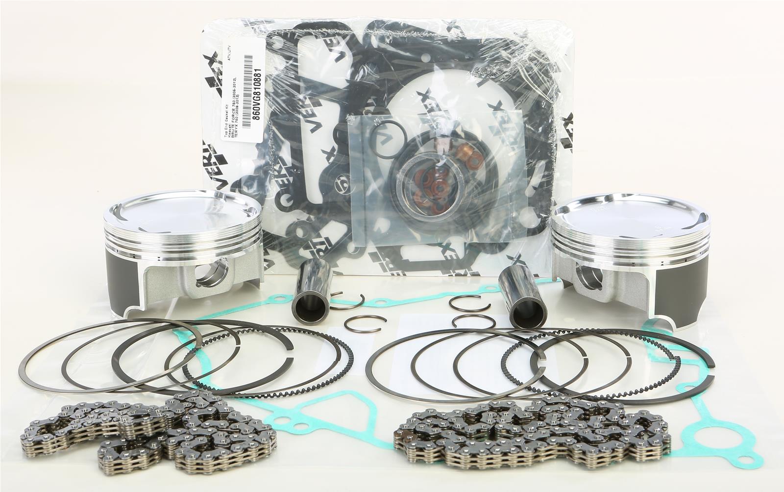Vertex 710232 Pistons 98-00 500 Classic/98-99 500 Classic Touring Top End Gasket Kit main image 0