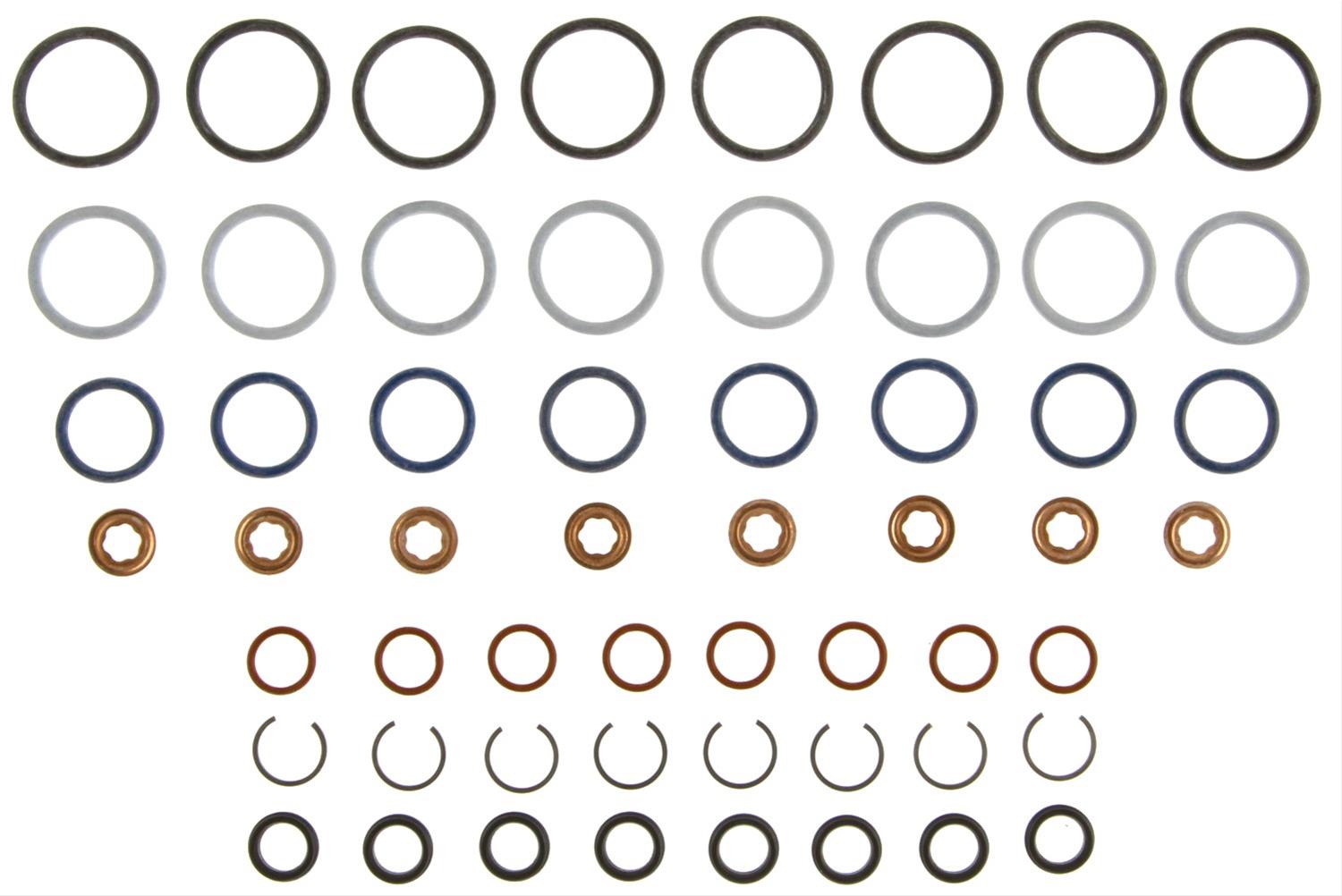 Mahle Original Fuel Injector Seal Kits GS33711 O-Ring, Ford, Kit