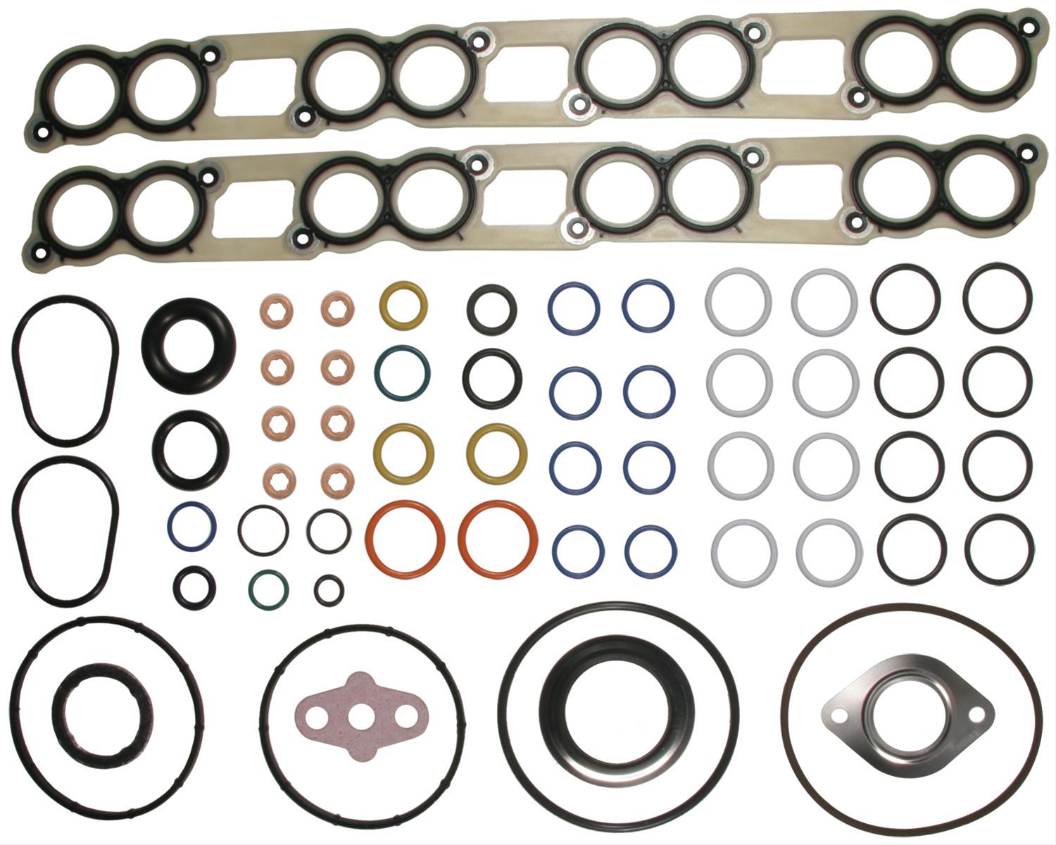 Mahle Original Intake Manifold Gaskets MIS19311 Gaskets, Original, Stock Port, Molded Rubber Compound, Ford, 6.0L Diesel, Set
