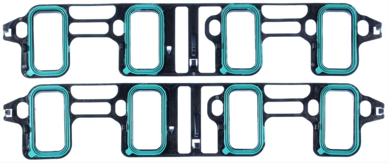 Mahle Original Intake Manifold Gaskets MS19598 Gaskets, Manifold, Intake, Molded Rubber, Stock Port, Cadillac, Chevrolet, GMC, Hummer, LS Engine, Set