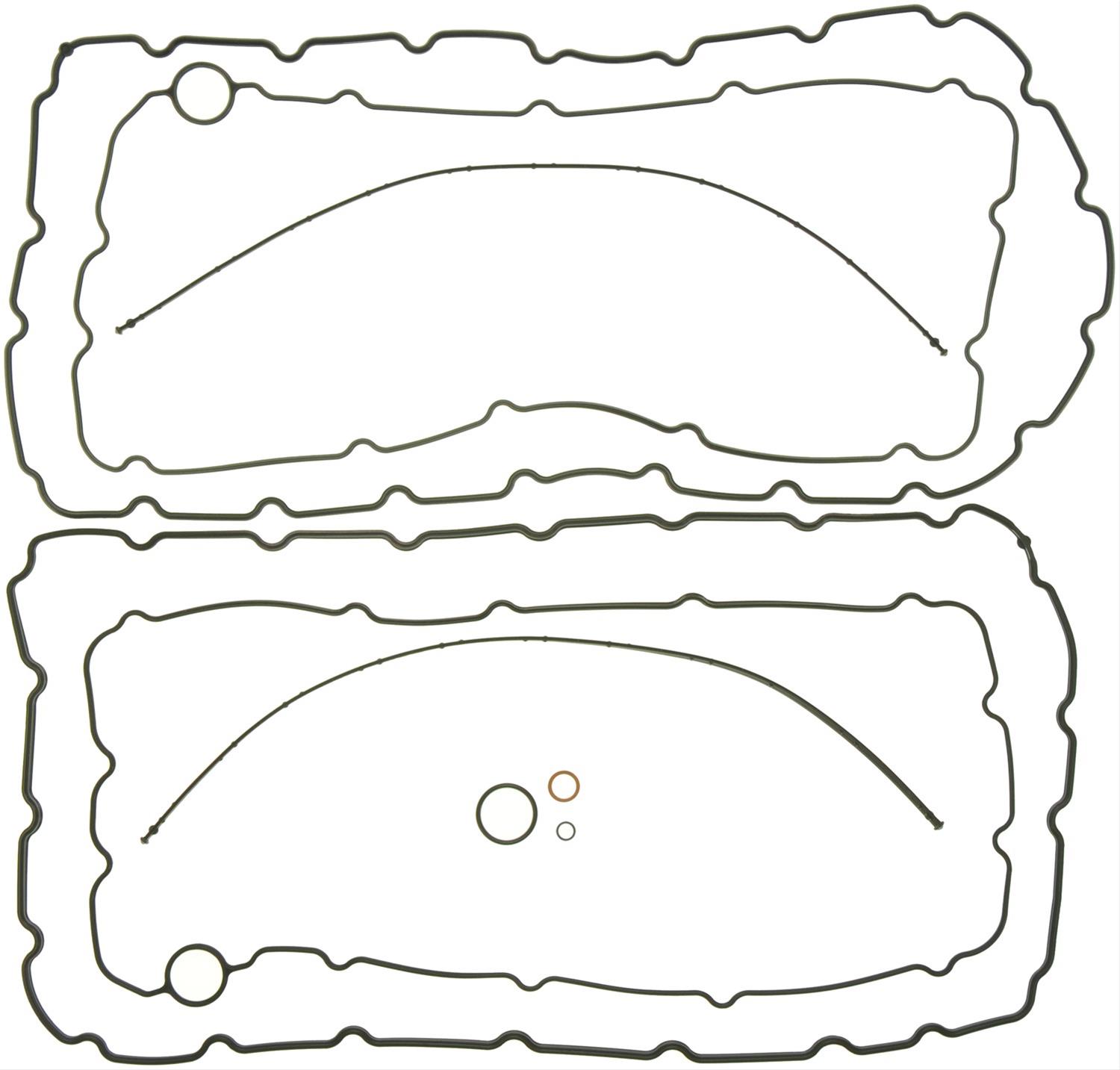 Mahle Original Oil Pan Gaskets OS32271 Gaskets, Molded Rubber Compound, Ford, 6.0L Diesel, Set